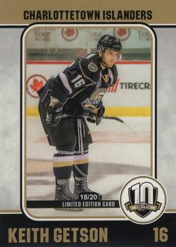 2022-23 Extreme Charlottetown Islanders (QMJHL) 10th Anniversary - Limited Edition #12 Keith Getson Front