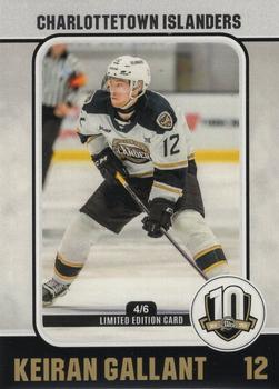 2022-23 Extreme Charlottetown Islanders (QMJHL) 10th Anniversary - Limited Edition - Silver #8 Keiran Gallant Front
