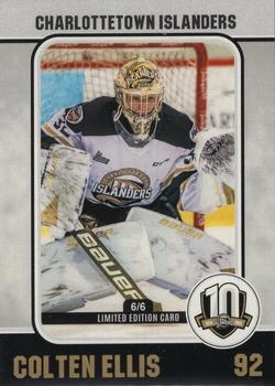 2022-23 Extreme Charlottetown Islanders (QMJHL) 10th Anniversary - Limited Edition - Silver #25 Colten Ellis Front