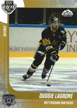 2022-23 Nottingham Panthers #ELNP11 Duggie Lagrone Front