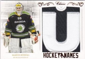 2015-16 OFS Classic Série I - Hockey Names #HN-13 Martin Ruzicka Front