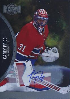 2021-22 SkyBox Metal Universe - Autographs Silver #60 Carey Price Front