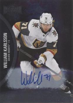 2021-22 SkyBox Metal Universe - Autographs Silver #64 William Karlsson Front