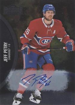 2021-22 SkyBox Metal Universe - Autographs Silver #87 Jeff Petry Front