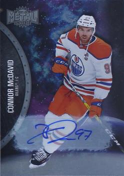 2021-22 SkyBox Metal Universe - Autographs Silver #101 Connor McDavid Front