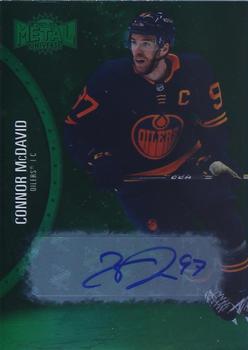2021-22 SkyBox Metal Universe - Autographs Green #1 Connor McDavid Front