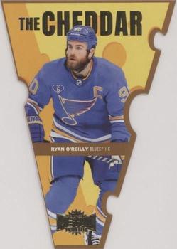 2021-22 SkyBox Metal Universe - The Cheddar Gold #TC-13 Ryan O'Reilly Front