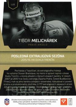 2022-23 SportZoo Tipos Extraliga - League Legends Auto #LL6 Tibor Melicharek Back