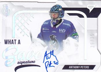 2022-23 SportZoo Tipos Extraliga - What a Save Auto #WWS-AP Anthony Peters Front