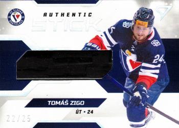 2022-23 SportZoo Tipos Extraliga - Authentic Stick #ST-TZ Tomas Zigo Front