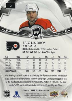 2020-21 Upper Deck The Cup #2 Eric Lindros Back