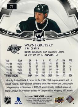 2020-21 Upper Deck The Cup #75 Wayne Gretzky Back