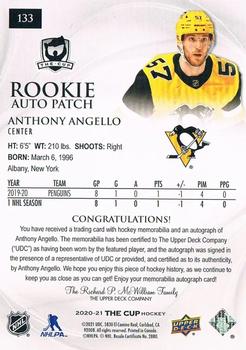 2020-21 Upper Deck The Cup #133 Anthony Angello Back