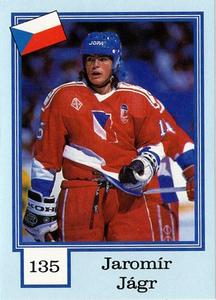 1992 Semic Ishockey (Norwegian) Stickers #135 Jaromir Jagr Front