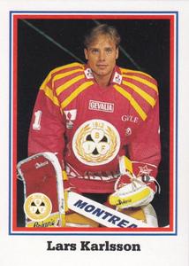 1993-94 Semic Elitserien (Swedish) Stickers #27 Lars Karlsson Front