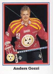 1993-94 Semic Elitserien (Swedish) Stickers #39 Anders Gozzi Front