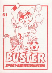 1993-94 Semic Elitserien (Swedish) Stickers #61 Erik Huusko Back