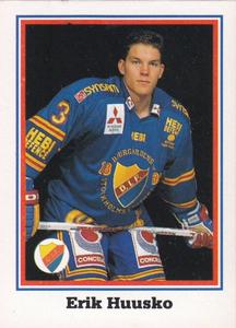 1993-94 Semic Elitserien (Swedish) Stickers #61 Erik Huusko Front