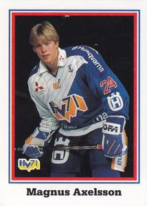 1993-94 Semic Elitserien (Swedish) Stickers #115 Magnus Axelsson Front
