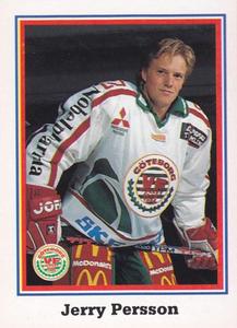 1993-94 Semic Elitserien (Swedish) Stickers #278 Jerry Persson Front