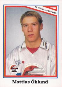 1993-94 Semic Elitserien (Swedish) Stickers #316 Mattias Ohlund Front