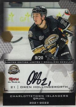 2022-23 Extreme Charlottetown Islanders (QMJHL) - Autographs #12 Owen Hollingsworth Front