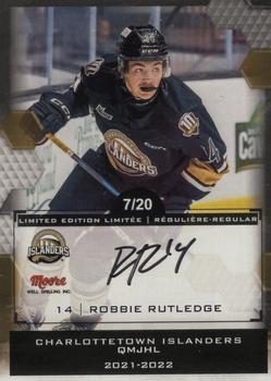 2022-23 Extreme Charlottetown Islanders (QMJHL) - Autographs #17 Robbie Rutledge Front