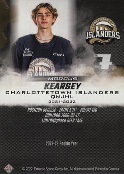 2022-23 Extreme Charlottetown Islanders (QMJHL) - Autographs #22 Marcus Kearsey Back