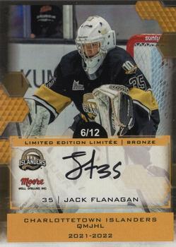 2022-23 Extreme Charlottetown Islanders (QMJHL) - Autographs Bronze #6 Jack Flanagan Front