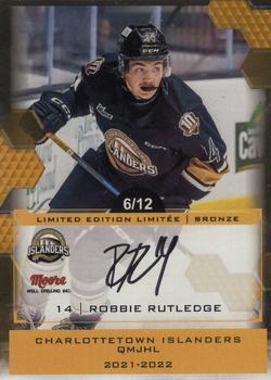 2022-23 Extreme Charlottetown Islanders (QMJHL) - Autographs Bronze #17 Robbie Rutledge Front