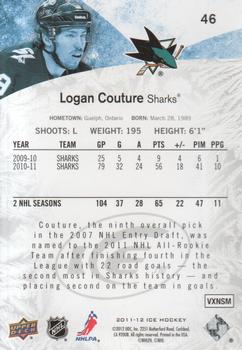 2011-12 SPx - 2011-12 Upper Deck Ice #46 Logan Couture Back