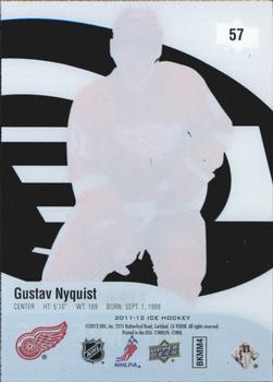 2011-12 SPx - 2011-12 Upper Deck Ice #57 Gustav Nyquist Back