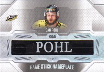 2022-23 Goal Chance Liga - Game Used Stick Nameplate #SN-6 Jan Pohl Front