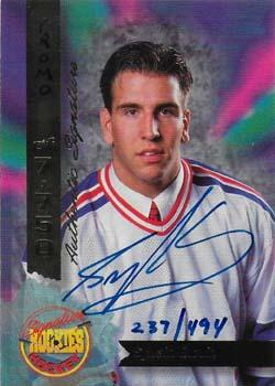 1994-95 Signature Rookies - Authentic Signatures Promos #59 Sylvain Blouin Front