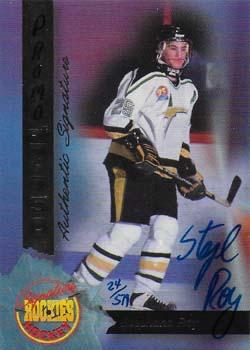 1994-95 Signature Rookies - Authentic Signatures Promos #8 Stephane Roy Front