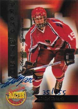 1994-95 Signature Rookies - Authentic Signatures Promos #32 Dimitri Tabarin Front