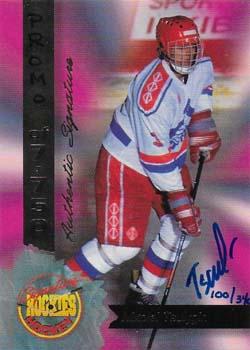 1994-95 Signature Rookies - Authentic Signatures Promos #33 Nikolai Tsulygin Front