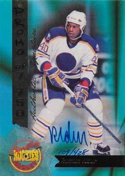1994-95 Signature Rookies - Authentic Signatures Promos #37 Rumun Ndur Front