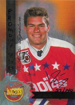 1994-95 Signature Rookies - Authentic Signatures Promos #44 Jim Carey Front
