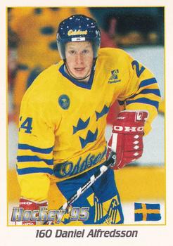 1995 Panini World Hockey Championship Stickers (Norwegian) #160 Daniel Alfredsson Front