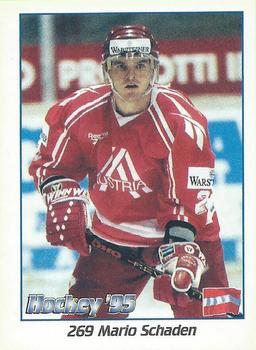 1995 Panini World Hockey Championship Stickers (Norwegian) #269 Mario Schaden Front