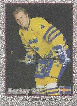 1995 Panini World Hockey Championship Stickers (Norwegian) #292 Mats Sundin Front
