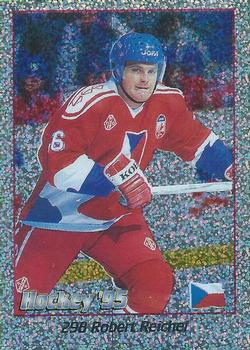 1995 Panini World Hockey Championship Stickers (Norwegian) #298 Robert Reichel Front