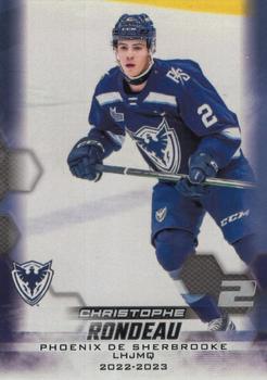 2022-23 Extreme Sherbrooke Phoenix (QMJHL) #2 Christophe Rondeau Front