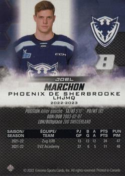 2022-23 Extreme Sherbrooke Phoenix (QMJHL) #4 Joel Marchon Back