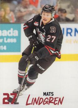 2022-23 Red Deer Rebels (WHL) #NNO Mats Lindgren Front