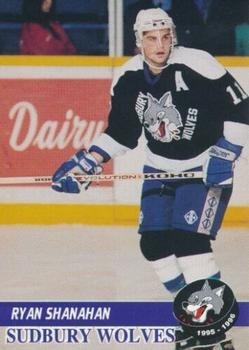 1995-96 Sudbury Wolves (OHL) Limited Edition #6 Ryan Shanahan Front