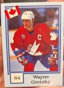 1991 Semic Ishockey (Norwegian) Stickers #64 Wayne Gretzky Front