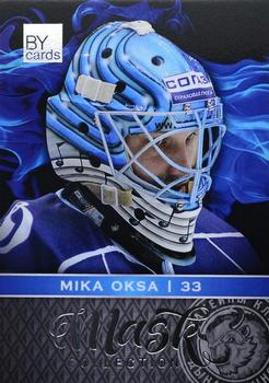 2018-19 BY Cards KHL Mask Collection #MASK-Col-123 Mika Oksa Front