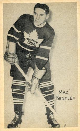 1948-52 Exhibits Canadian - White Border #NNO Max Bentley Front
